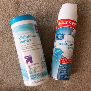 Disinfectant wipe + spray bundle!